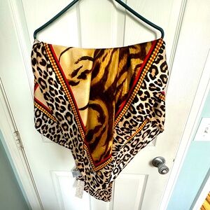 Chico’s Tiger Essence Silk Scarf
